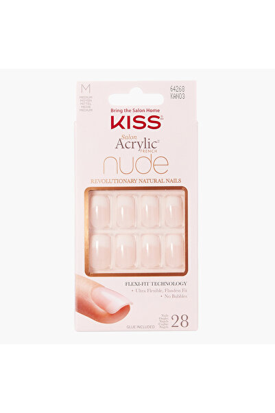 Kiss Cosmetics Salon Acrylic French Nude Nails
