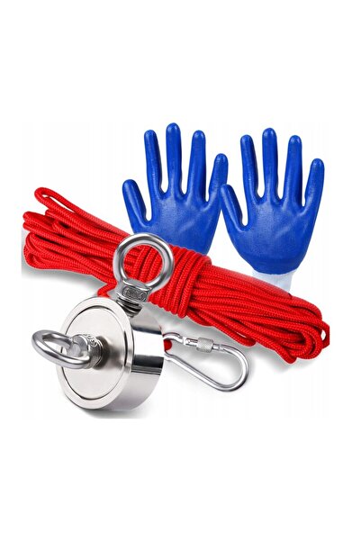 Kraft Pot-type neodymium magnet for lifting, with rotating ring hook, capacity 140 Kg,