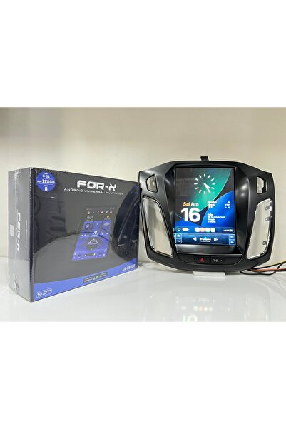 For-X FORD FOCUS 3-4 TESLA Android Multimedya CARPLAY ÇİFT KAMERA 6/128 PRO