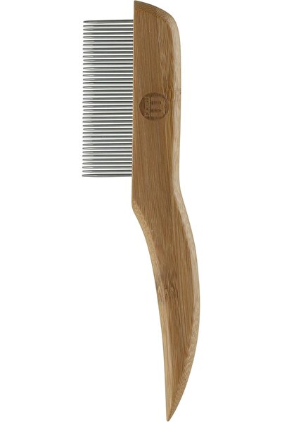 Mikki مشط أسنان دوارة مضاد للتشابك مصنوع من الخيزران - ناعم