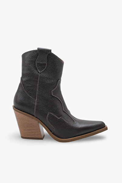 İNNABUTİKK Cizme Western din piele naturală pentru femei Avenor - Maro