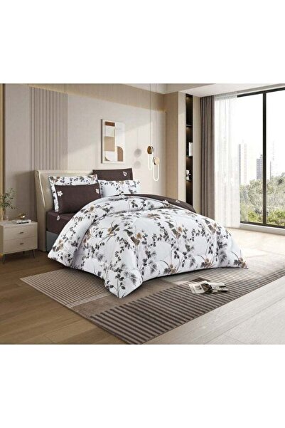 NOON Luxury Double Microfiber Bedding Set 6 Pieces