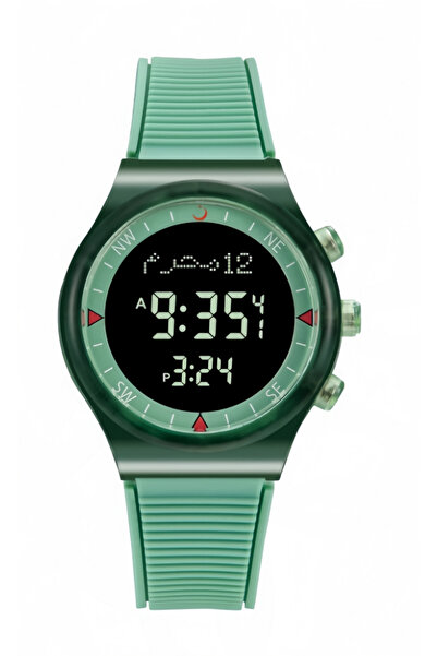 Al-Fajr Water Resistant Digital Watch，Black dial