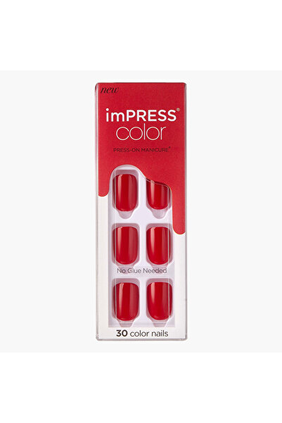 Kiss Cosmetics مجموعة أظافر لاصقة جاهزة أم لا من إمبريس، 30 قطعة