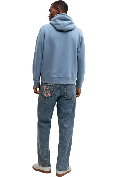 Jack & Jones Hanorac cu glugă JACK & JONES Star JJ - 12233972-Blue Mirage