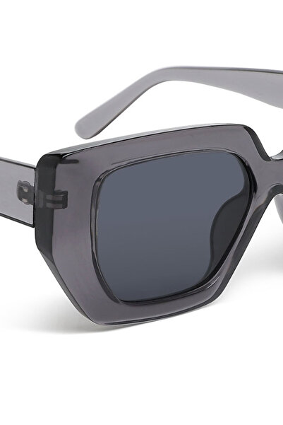 london Rag Women Oversized Cat Eye Square Sunglasses in Grey