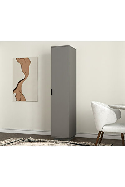 satenhome TEK KAPAKLI 5 RAFLI ULTRA ÇOK AMAÇLI MUTFAK BANYO KİLER DOLABI - ME...