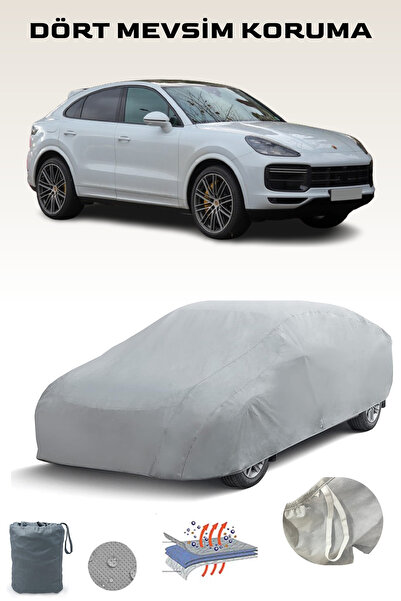 Breen غطاء سيارة بورش كايين 3 كوبيه باللون الرمادي، غطاء سيارة، خيمة سيارة