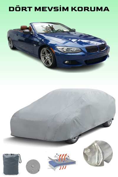 Breen غطاء سيارة رمادي لسيارة بي إم دبليو الفئة الثالثة كابريوليه (E93) 2010 ...