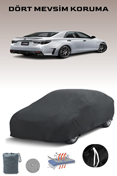 Breen Black Toyota Mark X Car Tarpaulin, Auto Cover, Car Tent