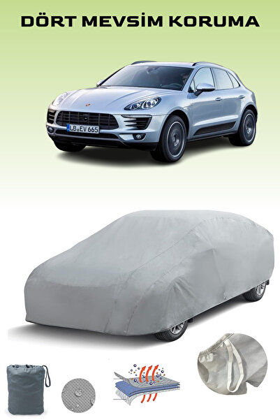 Breen غطاء سيارة بورش ماكان 1 باللون الرمادي، غطاء سيارة، خيمة سيارة