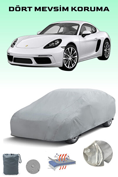 Breen غطاء سيارة بورش كايمان رمادي، غطاء سيارة، خيمة سيارة