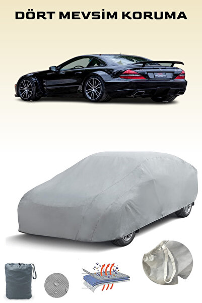 Breen غطاء سيارة مرسيدس SL 65 AMG باللون الرمادي من السلسلة السوداء 2008 - 20...