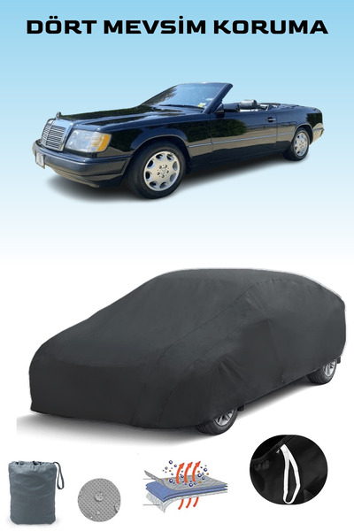 Breen غطاء سيارة مرسيدس سي إي كابريوليه (A124) أسود اللون، موديلات 1995 - 199...