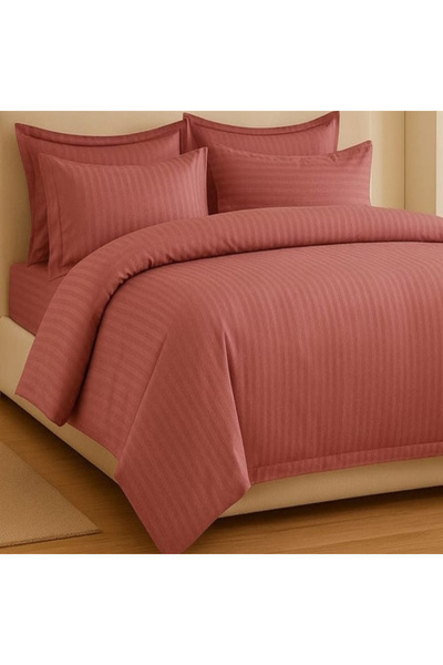 OEM Damask bed linen for double bed 2 people Dreamelle, 6 pieces, Finet, Pink