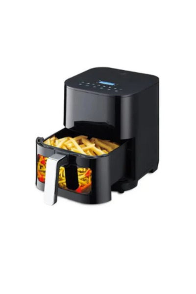 OEM Friteuza cu Aer Cald Fara Ulei Air Fryer 10L, Afisaj Digital, LCD Touch Control