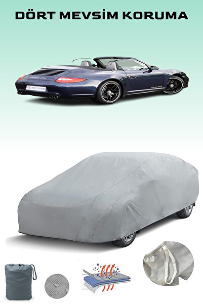 Breen Gray Porsche 911 Carrera Gts Cabriolet (997) 2010 - 2011 Car Cover, Auto Cover, Car Tent