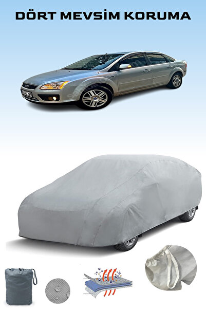 Breen غطاء سيارة رمادي لفورد فوكس 4 أبواب 2005 - 2007، غطاء سيارة، خيمة سيارة