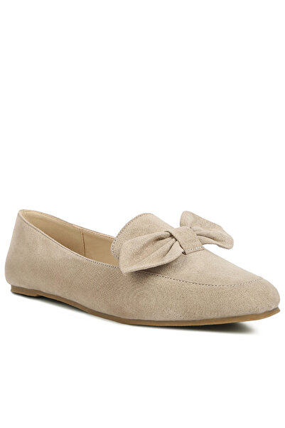 london Rag Women Bow Loafer in Tan
