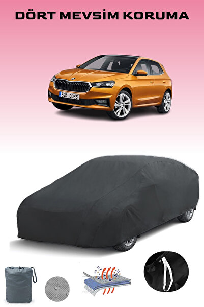 Breen غطاء سيارة سكودا فابيا هاتشباك أسود، غطاء سيارة، خيمة سيارة