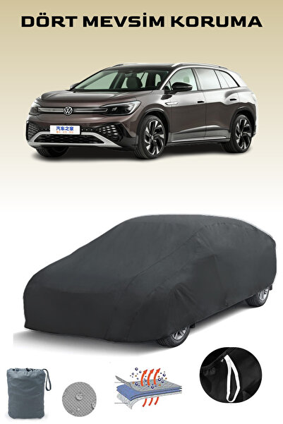 Breen غطاء سيارة فولكس فاجن Id.6 Crozz باللون الأسود، غطاء سيارة، خيمة سيارة