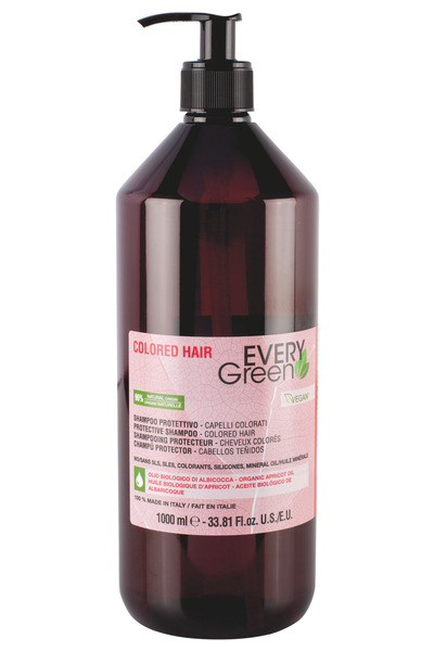 EveryGreen شامبو مرمم للشعر الملون - 1000 مل