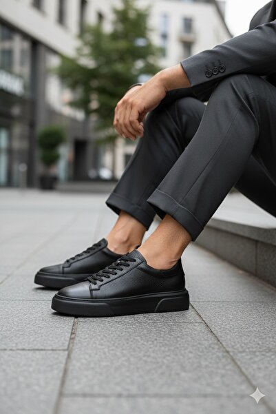 Geppetto 777 Men's Genuine Leather Casual Daily Sneaker Shoes