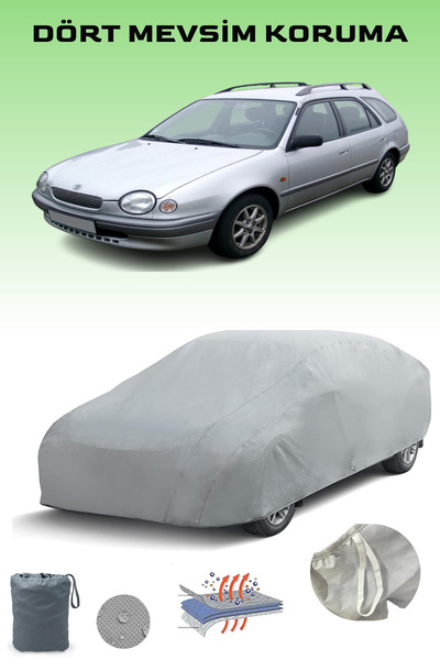Breen غطاء سيارة تويوتا كورولا واجن 8 رمادي اللون، غطاء سيارة، خيمة سيارة