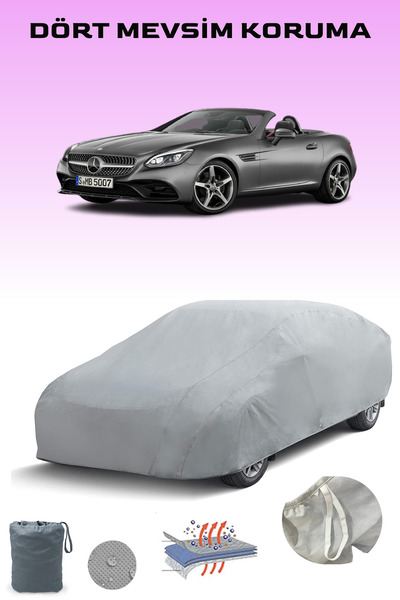 Breen غطاء سيارة مرسيدس-بنز SLC رمادي اللون، غطاء سيارة، خيمة سيارة