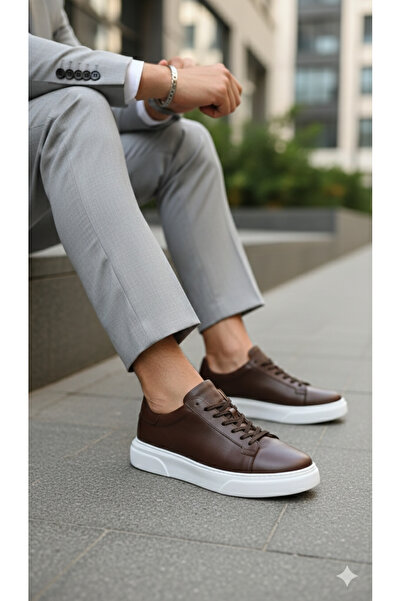 Geppetto 777 Men's Genuine Leather Casual Daily Sneaker Shoes