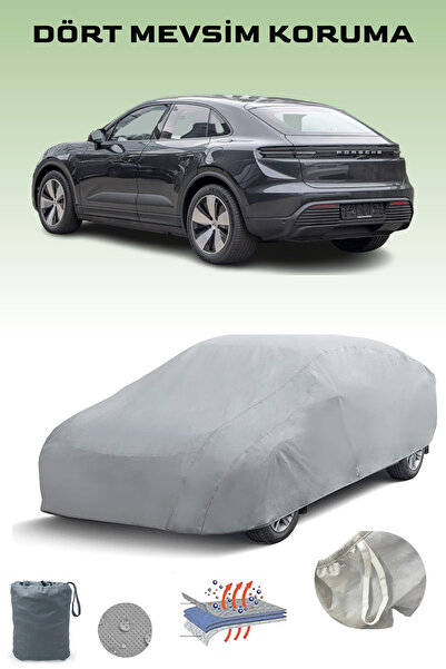 Breen غطاء سيارة كهربائي رمادي اللون لسيارة بورش ماكان 2، غطاء سيارة، خيمة سيارة