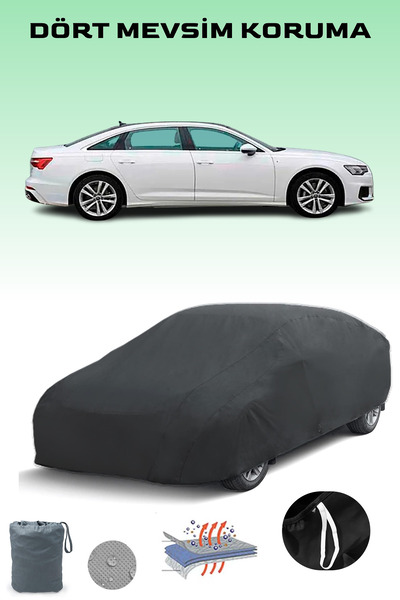 Breen غطاء سيارة أودي A6 طويل أسود، غطاء سيارة، خيمة سيارة