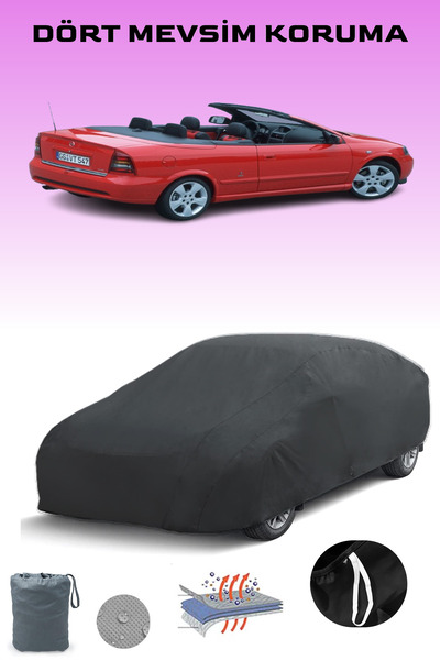 Breen غطاء سيارة أوبل أسترا كابريوليه أسود 2001 - 2006، غطاء سيارة، خيمة سيارة