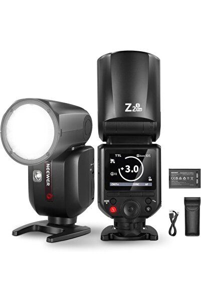 NEEWER Z2PRO-S 2.4G TTL Round Head Flash Speedlite Compatible with Sony