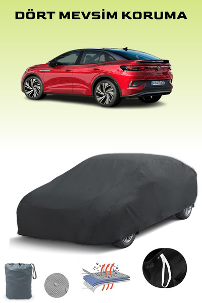 Breen غطاء سيارة فولكس فاجن Id.5 أسود، غطاء سيارة، خيمة سيارة