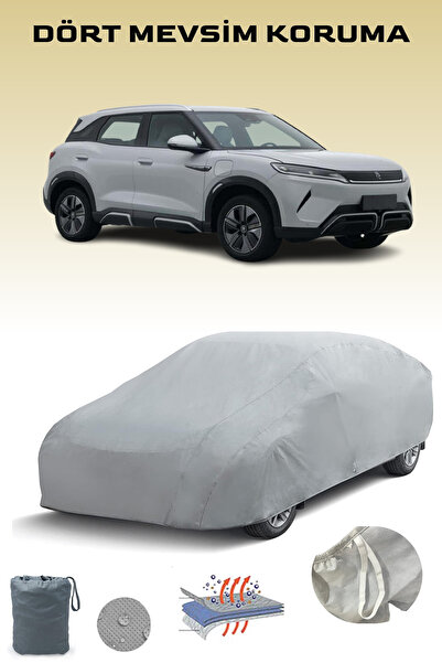 Breen غطاء سيارة رمادي من ماركة بي واي دي يوان 1، غطاء سيارة، خيمة سيارة