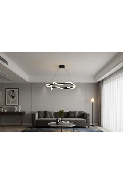 Dekoratif Avize Hortum LED (Oturma Odası, Mutfak, Yatak Odası) Bronz 50CM 4000K