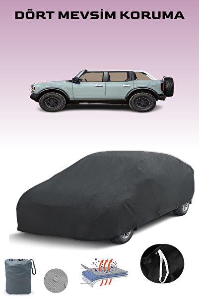 Breen غطاء سيارة فورد برونكو 6 ذو الأربعة أبواب باللون الأسود، غطاء سيارة، خيمة سيارة
