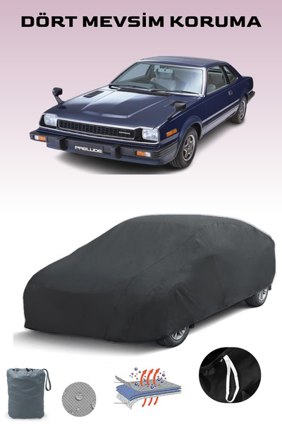 Breen غطاء سيارة هوندا بريلود 1 كوبيه أسود، غطاء سيارة، خيمة سيارة