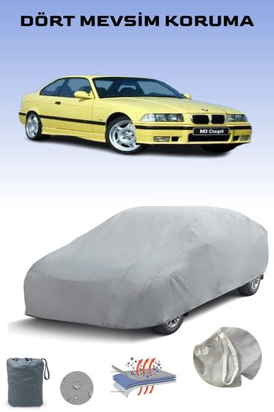 Breen غطاء سيارة رمادي لسيارة بي إم دبليو إم3 كوبيه (إي36) موديلات 1992 - 1998، غطاء سيارة، خيمة سيارة