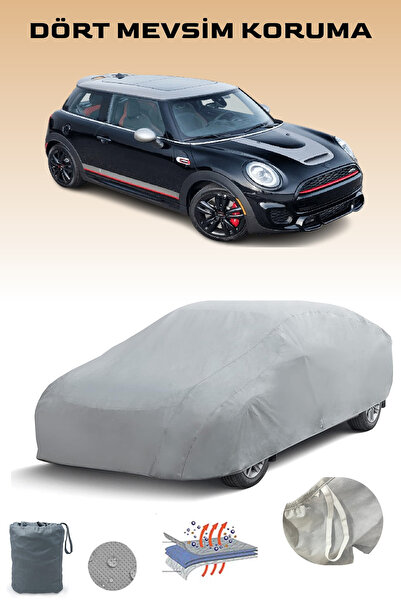 Breen غطاء سيارة ميني كوبر نايت باللون الرمادي، غطاء سيارة، خيمة سيارة