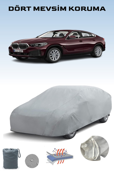 Breen غطاء سيارة رمادي لسيارة بي إم دبليو X6 موديلات 2019 - 2021، غطاء سيارة، خيمة سيارة