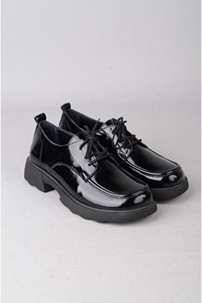 SEÇ KUNDURA Seç s320 genuine leather men's women's shoe black patent