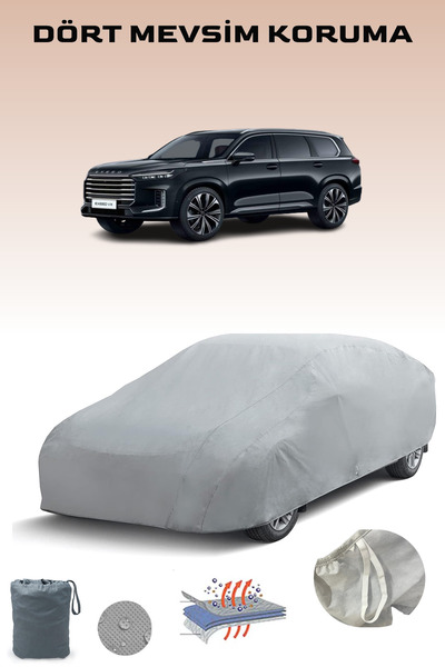 Breen غطاء سيارة رمادي لسيارة شيري إكسيد في إكس، غطاء سيارة، خيمة سيارة