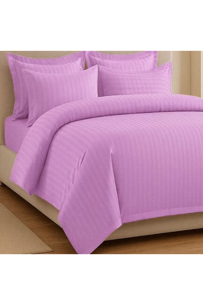 OEM Damask bed linen for double bed 2 people Dreamelle, 6 pieces, Finet, Lila