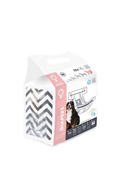 M-PETS DIAPERS DİŞİ KÖPEKLER İÇİN KÜLOT (XXL) 10LU