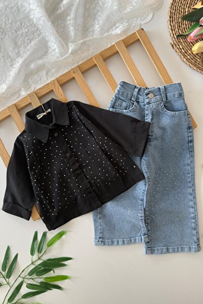 Minigimin Cicileri Set de 2 cămăși pentru fetiță Miniğimin Cicileri Stone - N...