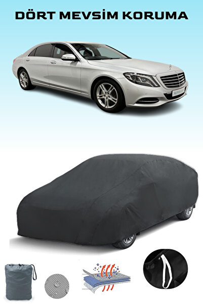 Breen غطاء سيارة مرسيدس-بنز الفئة S باللون الأسود، غطاء سيارة، خيمة سيارة