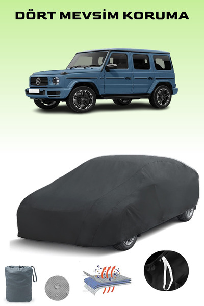 Breen غطاء سيارة مرسيدس جي-كلاس (W463) أسود احترافي، موديلات 2016 - 2021، غطا...
