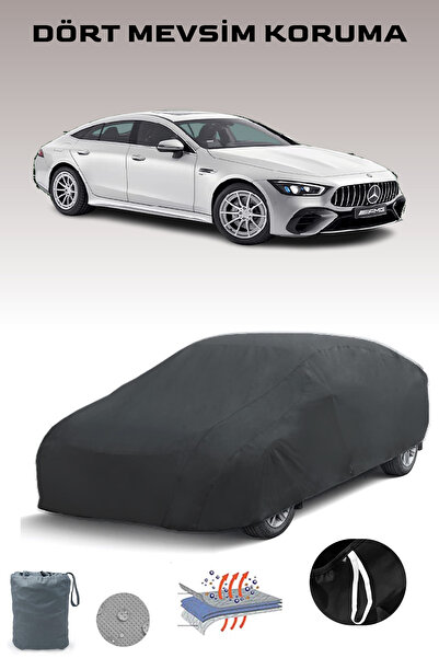 Breen غطاء سيارة مرسيدس-بنز AMG GT كوبيه رباعي الأبواب باللون الأسود، غطاء سيارة، خيمة سيارة